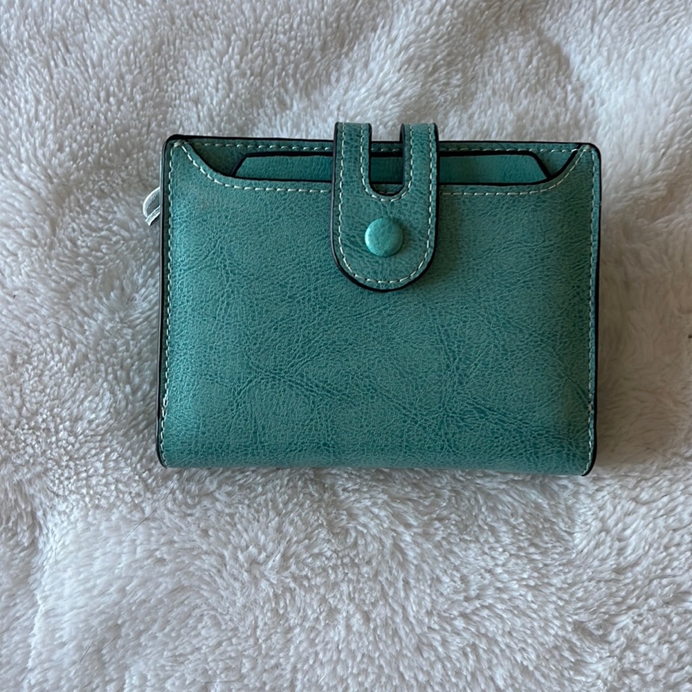 Lovely light blue wallet